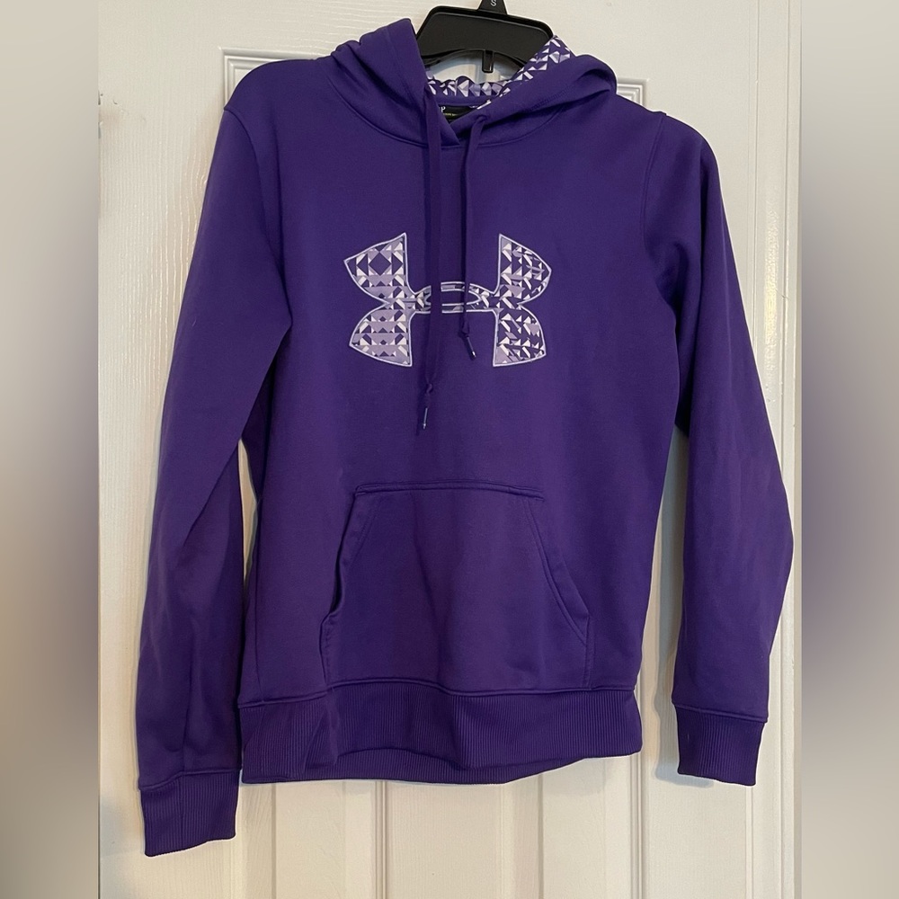Purple under armor sweatshirt size small